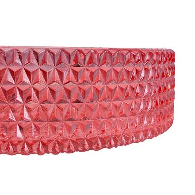 크리스털 잔 빨간 손 씻는 세면기 화장실 선박 싱크대